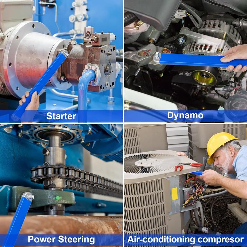 Tight Reach Extension Wrench Set, Universal Extensions Wrench for Small Place