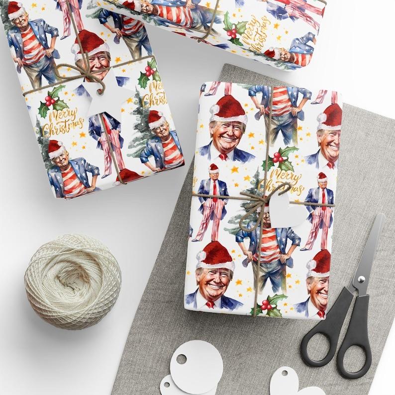 President Gift Wrap for Christmas,