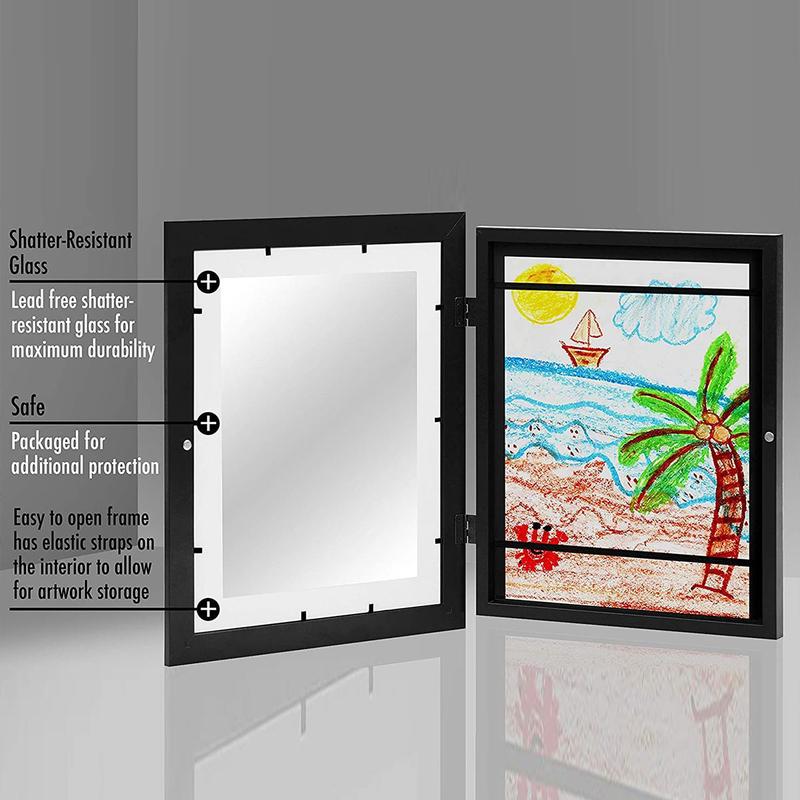 1PK Art Frame Front Opening Changeable,A4 Hanging Art,