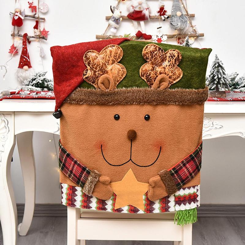Christmas Themed Chair Cover,