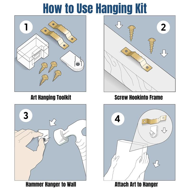 1PK Art Frame Front Opening Changeable，A4 Hanging Art,