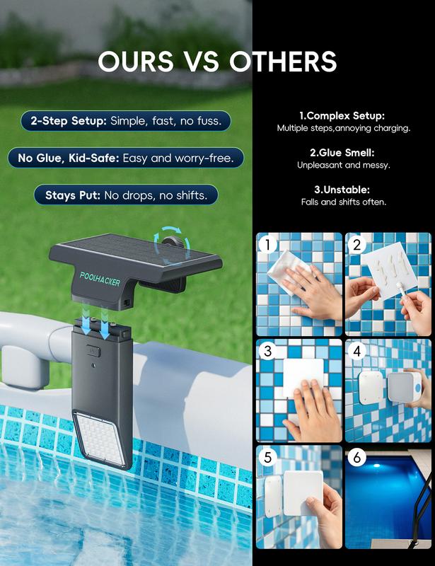 Poolhacker Poolside Solar light,