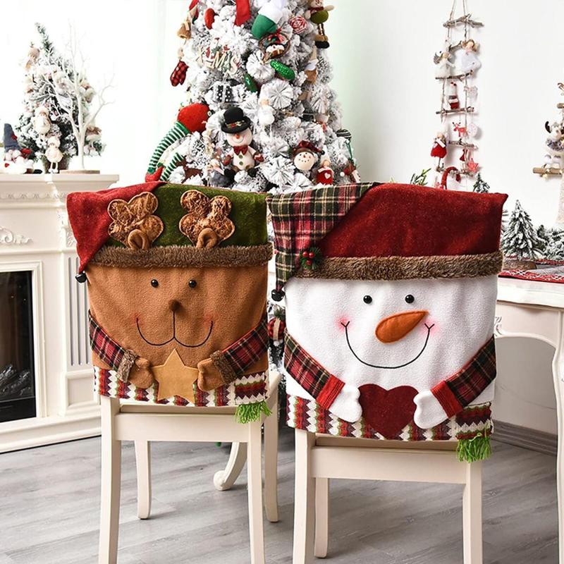 Christmas Themed Chair Cover,