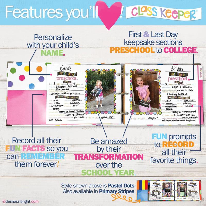 Class Keeper® School Days Memory Book | Simple & Stylish Keepsake Album