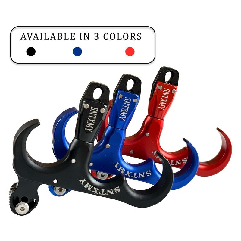 360° Rotatable Three-finger Bow Release Tool, Bow Release Trigger, Archery Bow Release Aid Tool