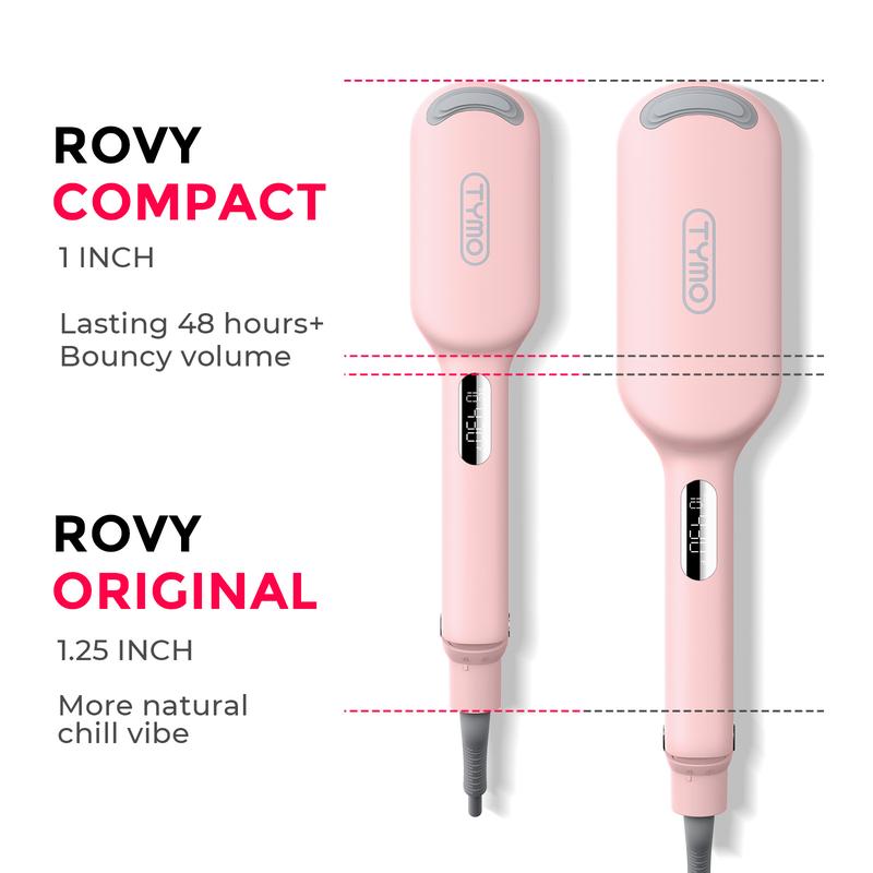 TYMO ROVY COMPACT - Compacted Wave Curling Iron for Easy Comfort Styling Negative Ionic hairwaver,