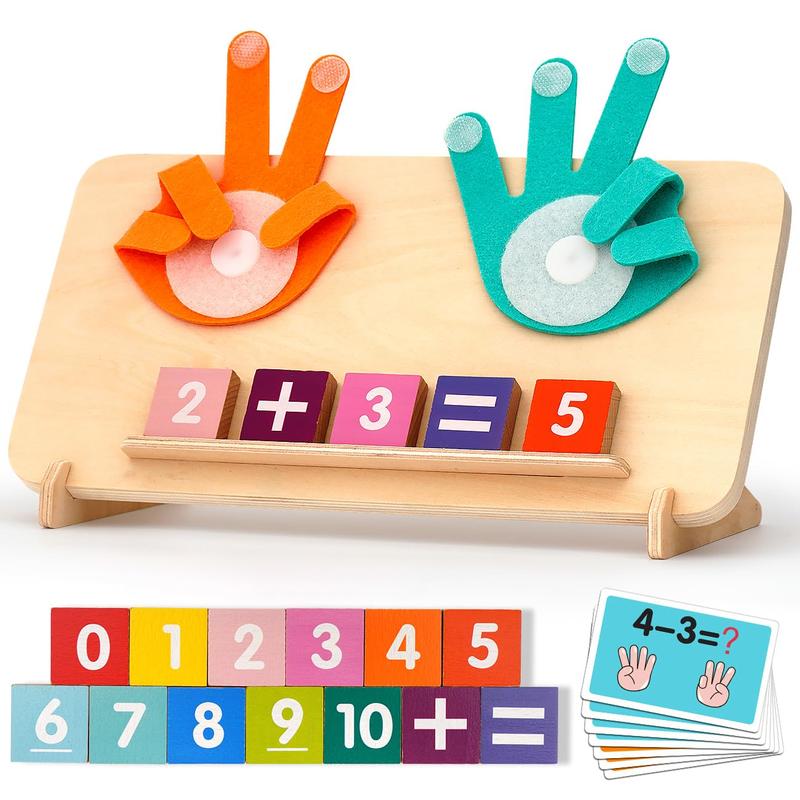 Educational Learning Number Toy for Toddler.Pure wood material.