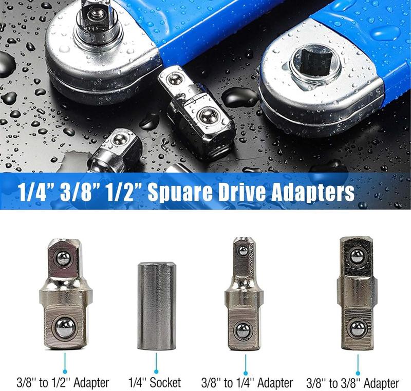 Tight Reach Extension Wrench Set, Universal Extensions Wrench for Small Place