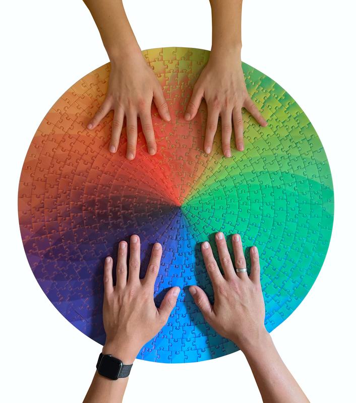 The Aeternus Aenigma - Magic 1000 Piece Color Changing Puzzle - Limited Edition - CMY Cubes