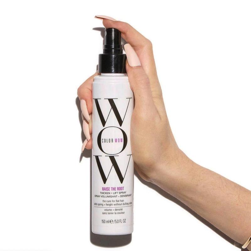 COLOR WOW Raise the Root Thicken + Lift Spray - All-Day Volume for Fine, Flat Hair without dulling color