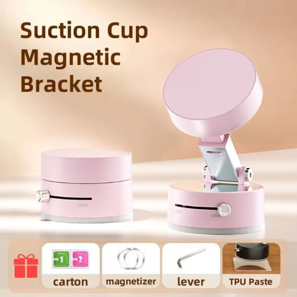 Vacuum Suction Magnetic Phone Stand Used for all models of mobile phones