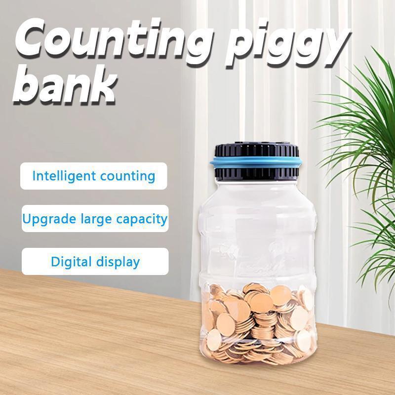 Large Piggy Bank for Boys and girls, Digital Coin Counting Bank with LCD Counter,