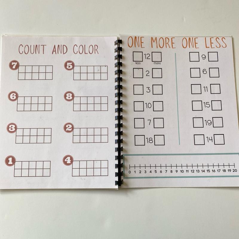 Kindergarten Learning Book - Alphabet Tracing, Letter Tracing, Shapes, Sight Words, Counting, Adding, Subtracting, Rhyming, Time Telling and More