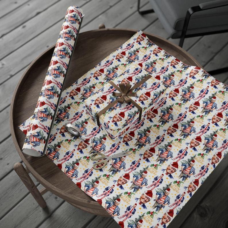President Gift Wrap for Christmas,