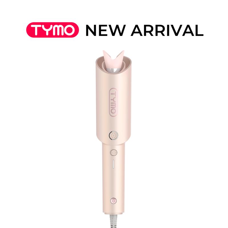 TYMO CURLPRO -Automatic Curling Iron with Millions Negative Ionic, Ceramic Coating Curling Wand,Dual Voltage & Lightweight for Travel Comfort