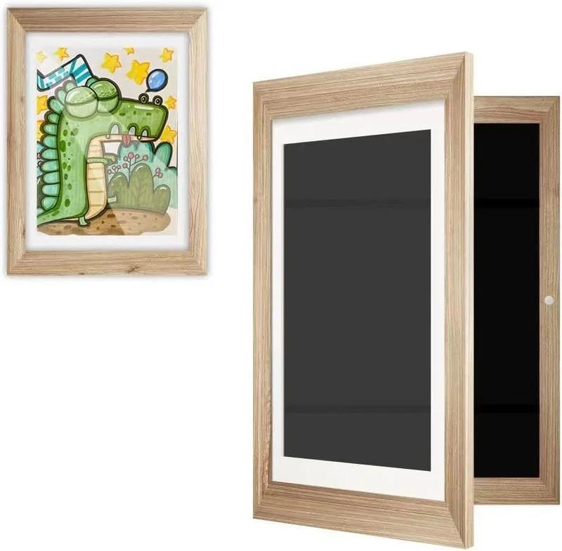1PK Art Frame Front Opening Changeable，A4 Hanging Art,