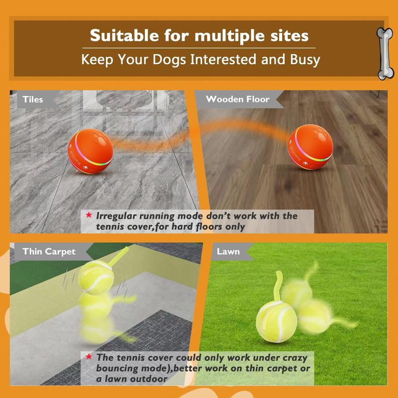 Interactive Dog Toys Dog Ball USB Rechargeable