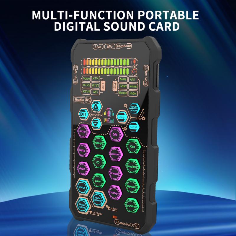 SK9 handheld mini sound card,