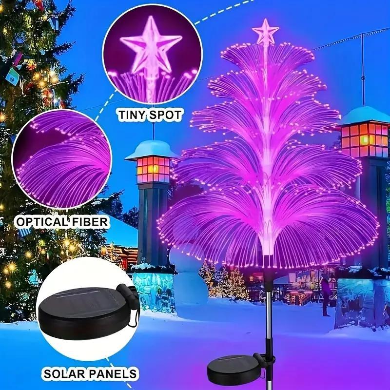 Christmas Solar Powered Tree Shaped Light,