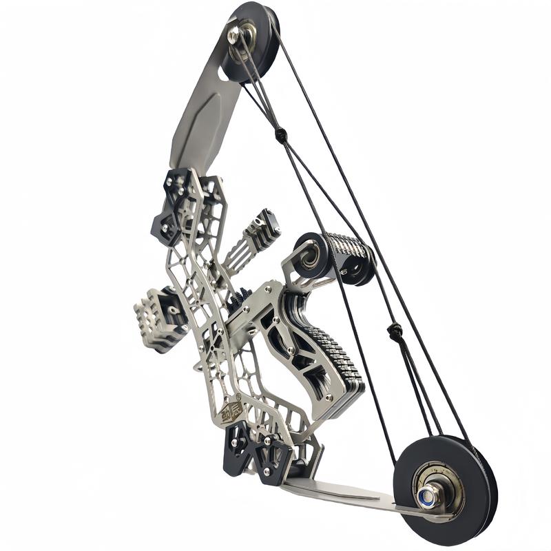 Mini Compound Bow Kit Toy with Arrows and Target for Archery Practice