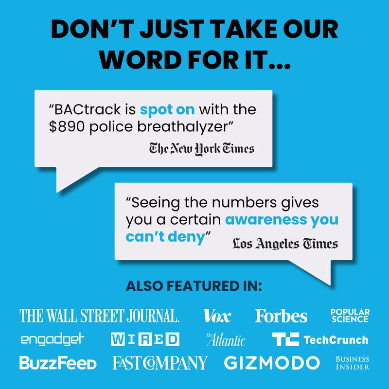 BACtrack C8 Breathalyzer | Professional-Grade Accuracy | Optional Wireless Bluetooth Connectivity | Compatible w/ iOS & Android Devices Portable