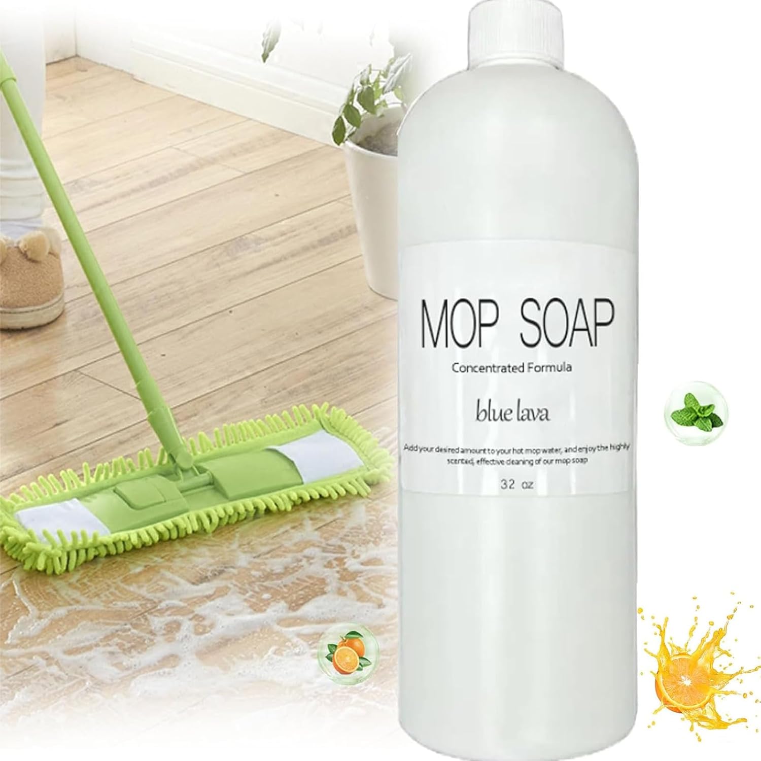 32oz Mop Soap for Floor Cleaning, Highly Scented Mop Soap, Luxury Mop Soap, Mop Soap Scented