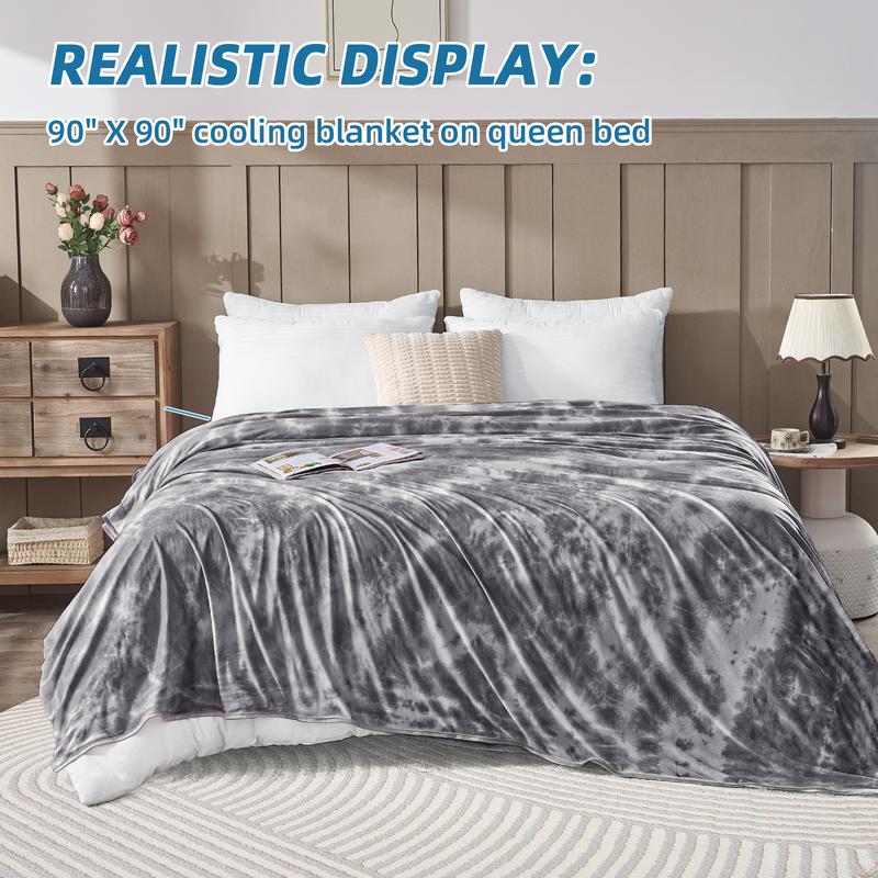 inhand Cooling Blanket Queen Size, Summer Blankets for Hot Sleepers & Night Sweat,