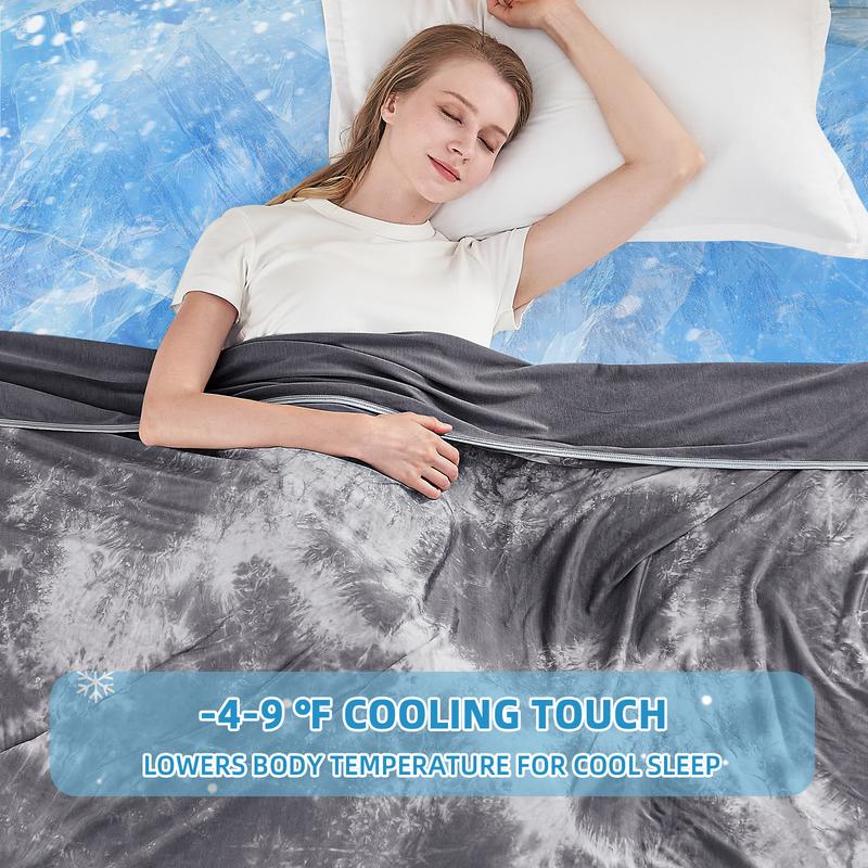 inhand Cooling Blanket Queen Size, Summer Blankets for Hot Sleepers & Night Sweat,
