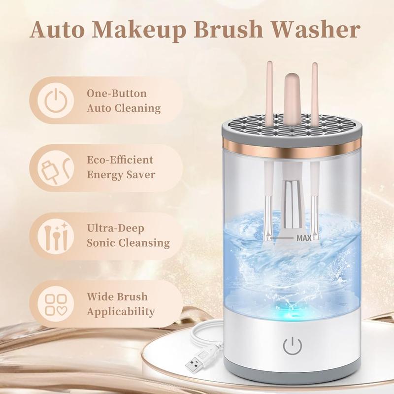 Portable Makeup Brush Cleaner,
