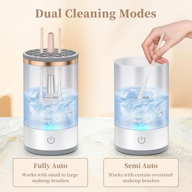 Portable Makeup Brush Cleaner,