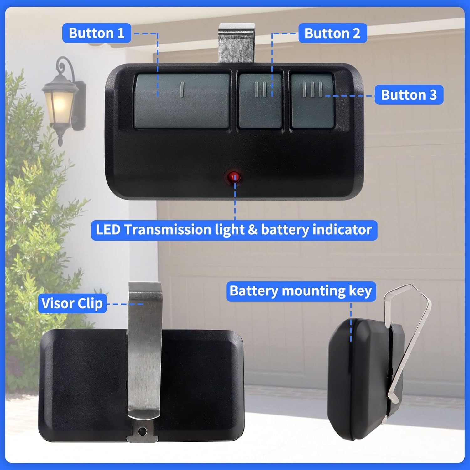 Universal Garage Door Opener Remote