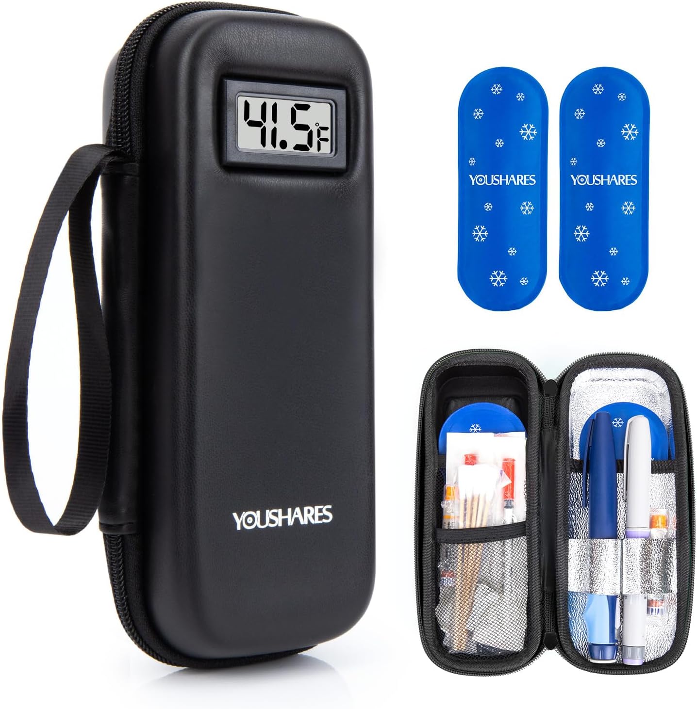 Insulin Cooler Travel Case with Temperature Display