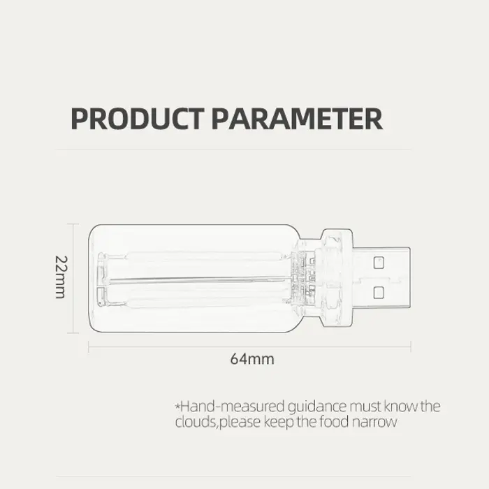 Car USB Night Light Touch Dimmable