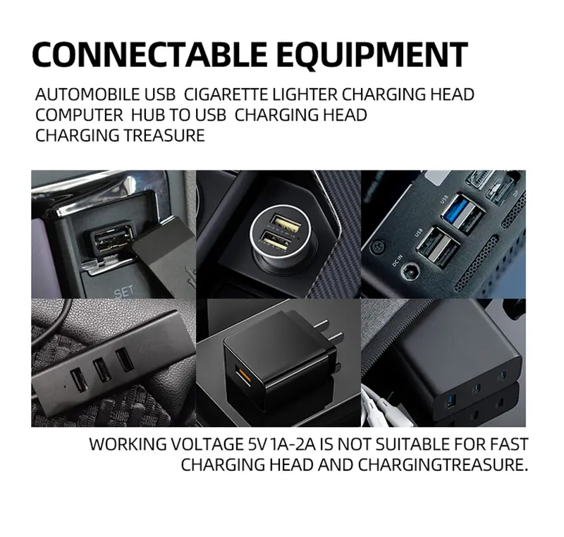 Car USB Night Light Touch Dimmable