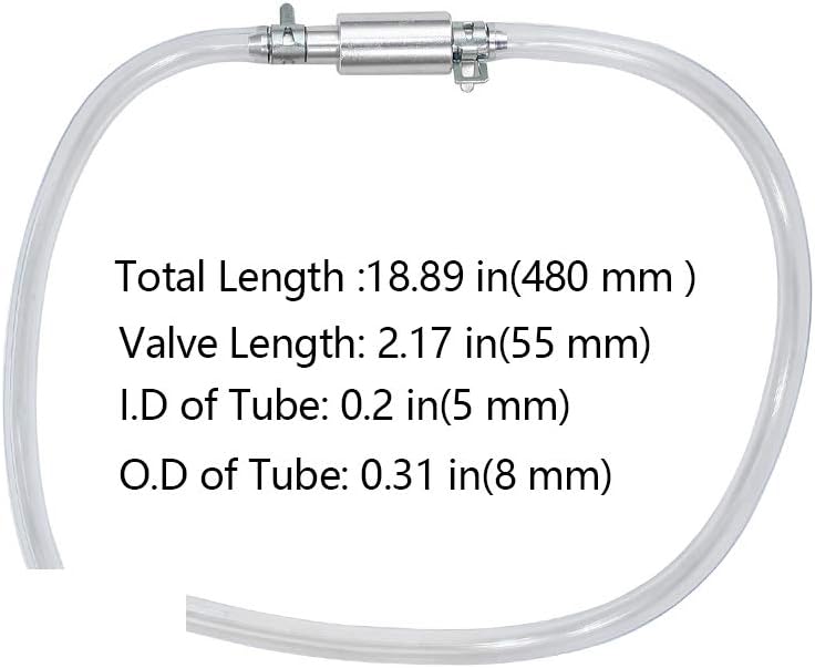 Brake Bleeder Hose- One Way Check Valve Tube Bleeding Tool Kit for Motorcycle Clutch