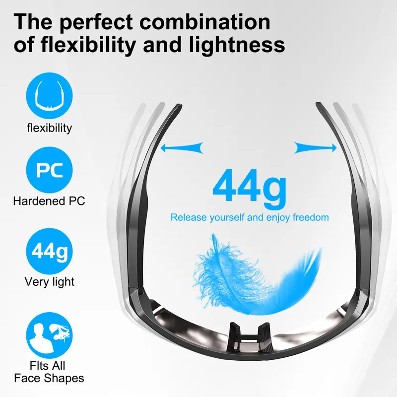 Sport Bluetooth Smart Audio Sunglasses, UV400 Protection & Polarized Glasses - Sports & Cycling, Open Ear, Clear Call uv protection