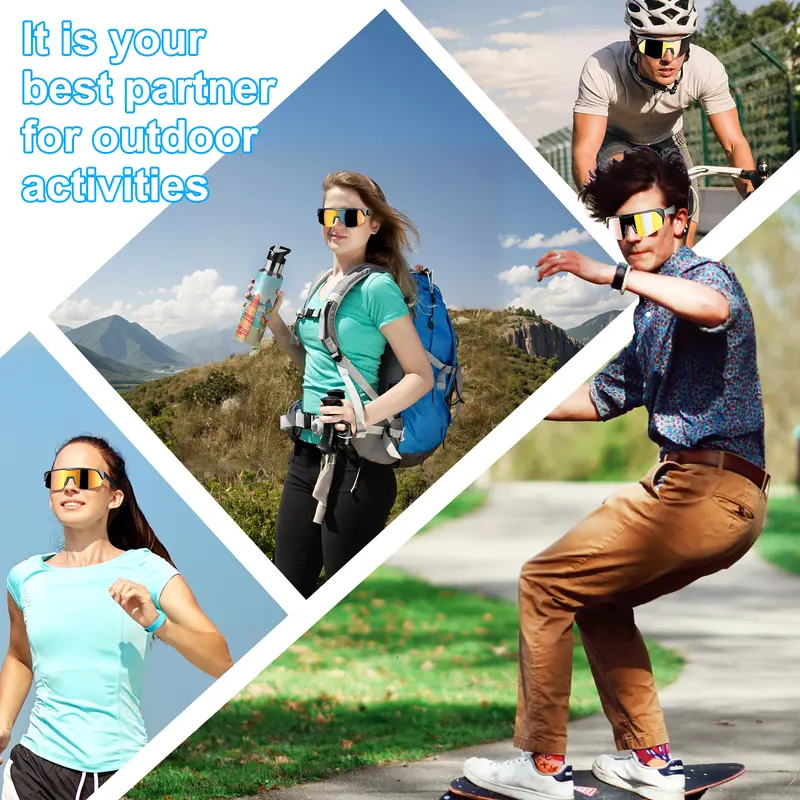 Sport Bluetooth Smart Audio Sunglasses, UV400 Protection & Polarized Glasses - Sports & Cycling, Open Ear, Clear Call uv protection