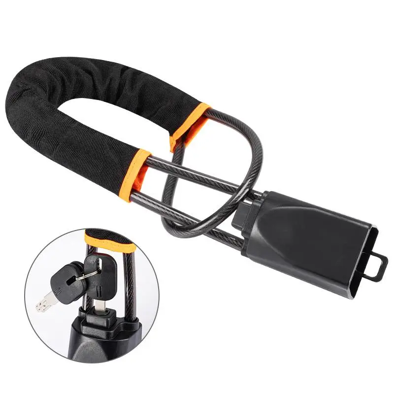 Steering Wheel Lock Seat Belt Universal Anti Theft Car Device Prevention with 3 Keys