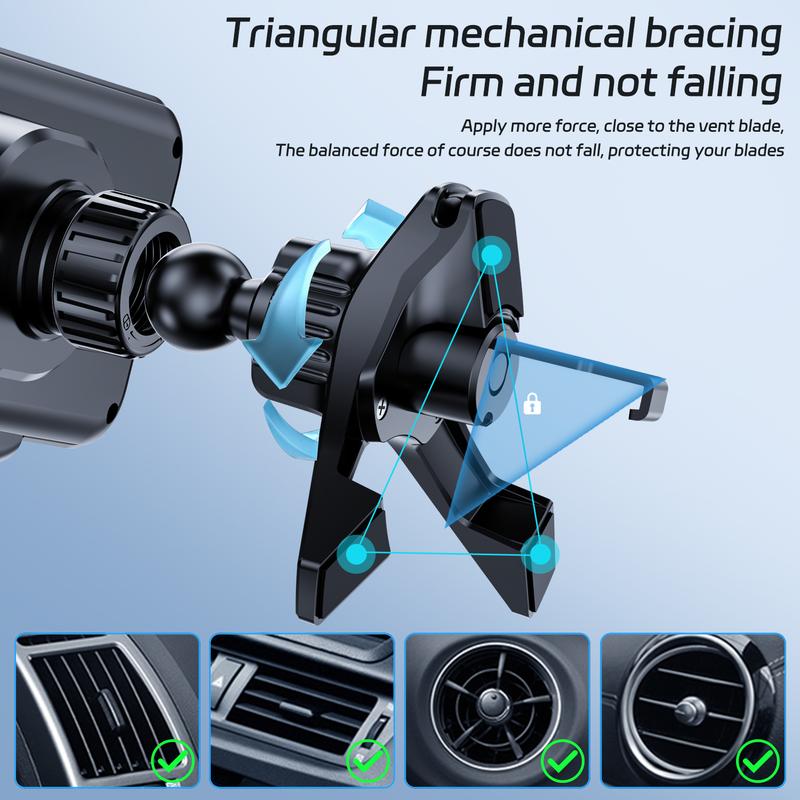 Wireless Charging Phone Holder Car Mount for Folding Screen/Universal Smartphone