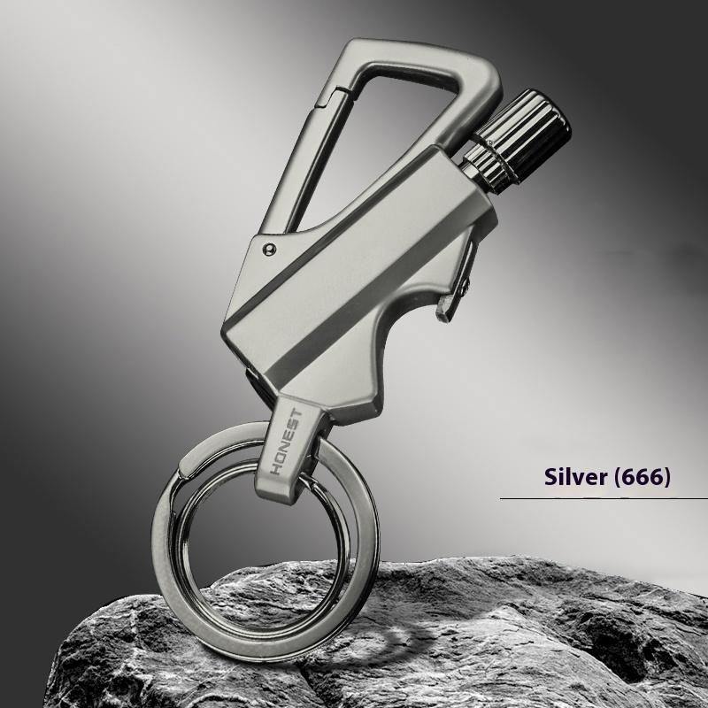 Permanent Match Infinity Lighter with Multitool Keychain Bottle Opener,