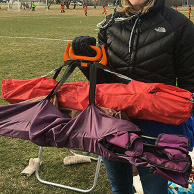 (2-pack) Grocery Bag Carrier Handle Holder - Multi Purpose - Carry Shopping Bags Paint Cans Propane Tanks 5-gallon Buckets Dry Cleaning and More - Durable Heavy Duty 100 lbs per Grip