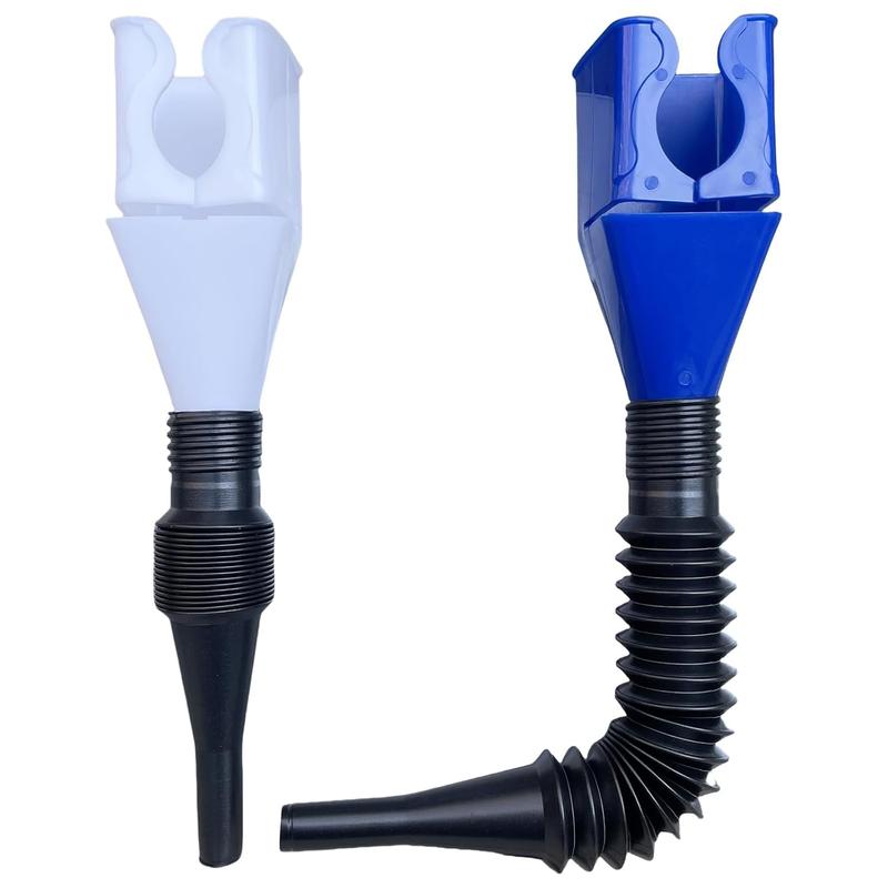 Retractable Funnel with Flexible Hose and Filter – Multi-Purpose Refueling & Fluid Transfer Tool for Oil, Gasoline, Coolant | For Cars, Motorcycles & Engines