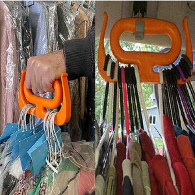 (2-pack) Grocery Bag Carrier Handle Holder - Multi Purpose - Carry Shopping Bags Paint Cans Propane Tanks 5-gallon Buckets Dry Cleaning and More - Durable Heavy Duty 100 lbs per Grip