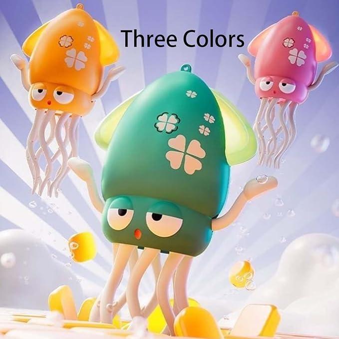 Electric Crawling Octopus Toy with LED Lights & Music, Crazy 8-Leg Action Octopus with Smart Obstacle Avoidance,