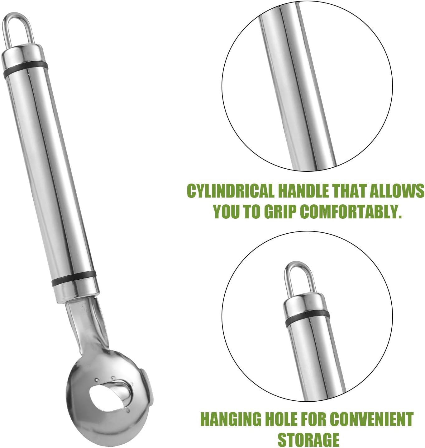 Stainless Steel Cactus Paring Knife and Peeler Spoon Long Handle Slicing Noodle Cutter