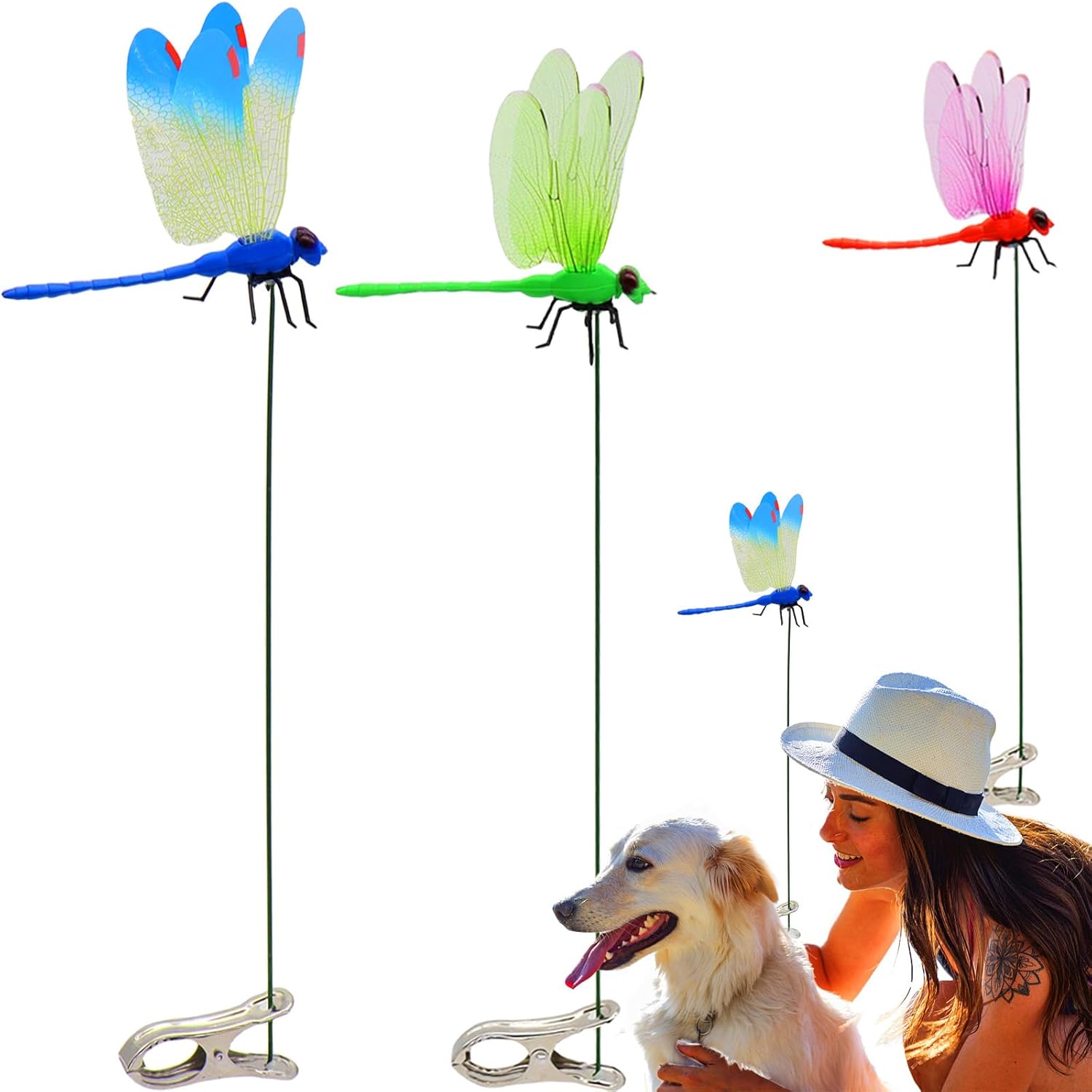 Outdoor Dragonfly Rod Clip,