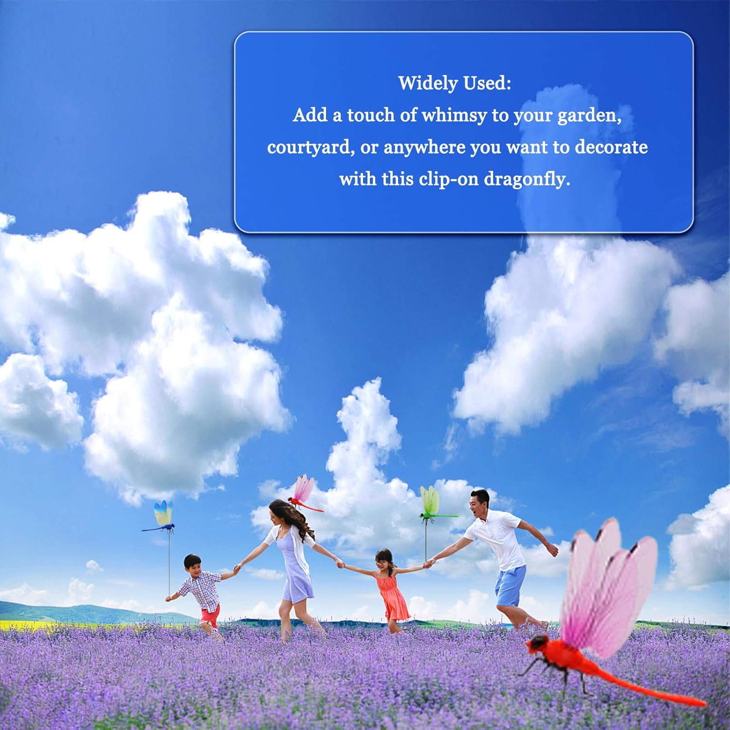 Outdoor Dragonfly Rod Clip,