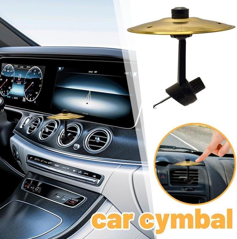 Car Cymbal Air Vent make your driving more fun, easy clip-on riding for music lovers, Compact Durable Accessory Fits All Vehicles