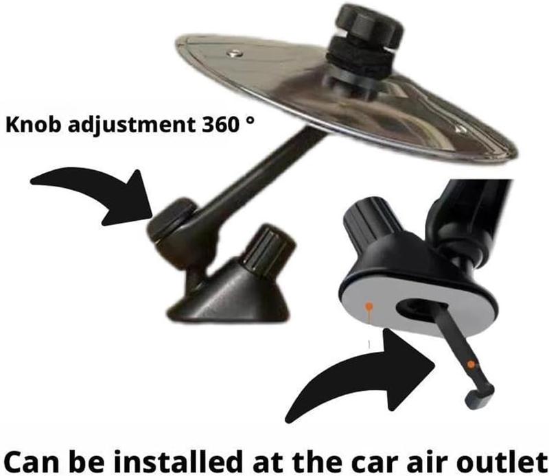 Car Cymbal Air Vent make your driving more fun, easy clip-on riding for music lovers, Compact Durable Accessory Fits All Vehicles