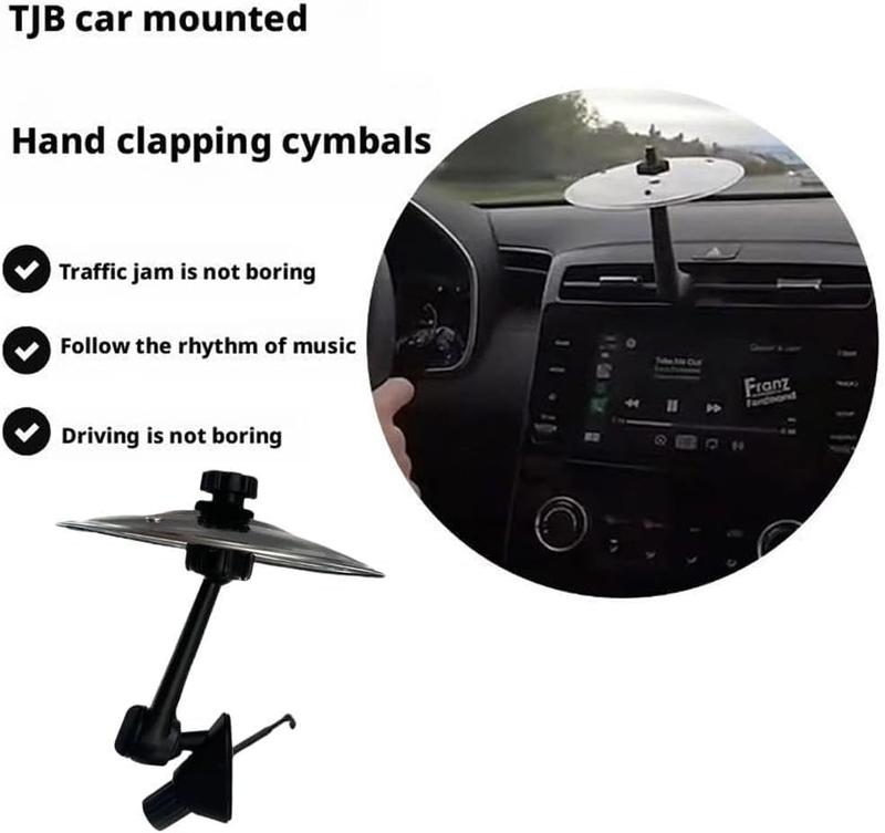 Car Cymbal Air Vent make your driving more fun, easy clip-on riding for music lovers, Compact Durable Accessory Fits All Vehicles